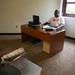 Isiah Daniel, Willow Run Middle School's intervention specialist, who will not be returning to the new district, sits in is office as he waits for the schools last day of classes to end. 
Courtney Sacco I AnnArbor.com 